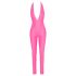 Cottelli Party - Jumpsuit with Deep Back Cutout (Pink) - M