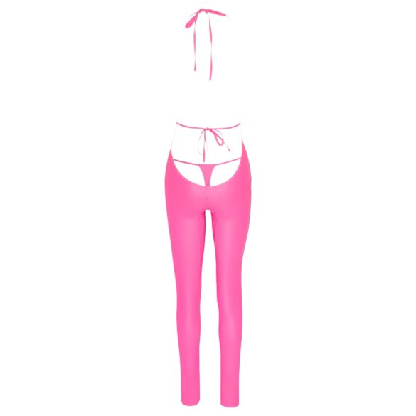 Cottelli Party - Jumpsuit with Deep Back Cutout (Pink) - L