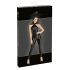Noir - Shiny Zipper Jumpsuit (Black)