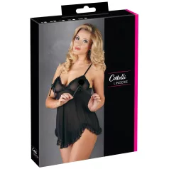 Cottelli - Light, Ruffled Babydoll (Black)