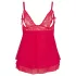 Cottelli Plus Size - Lacy, Flowy Babydoll (Red) - 4XL