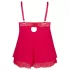 Cottelli Plus Size - Lacy, Flowy Babydoll (Red) - 4XL