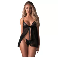 Obsessive Blomentis - Lace Babydoll Set (Black)