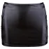 Cottelli - Shiny Buckle Mini Skirt (Black) - XL