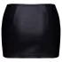 Cottelli - zip-up faux leather mini skirt (black) - M