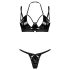 Obsessive Keira Lise - Shimmering Bra Set (Black)