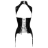 Black Level - Open Top with Garter (Black) - M