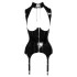Black Level - Open Top with Garter (Black) - L