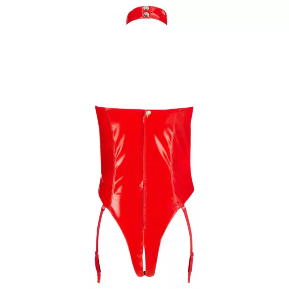 Black Level - Open Halterneck Body (Red) - M