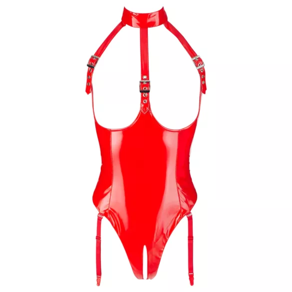 Black Level - Open Halterneck Body (Red) - M