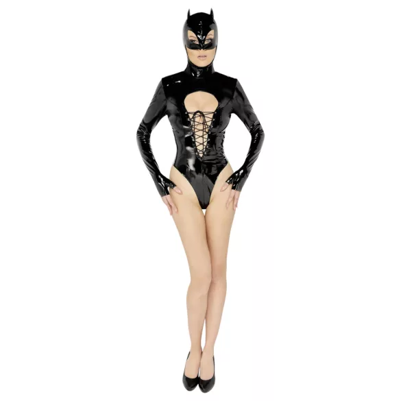 Black Velvet - Long-Sleeve Batwoman Body (Black) - M