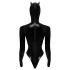 Black Velvet - Long-Sleeve Batwoman Body (Black) - M