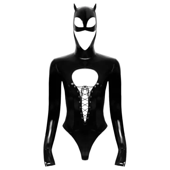 Black Velvet - Long-Sleeve Batwoman Body (Black) - L