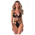 Obsessive Keira - Strappy Bodysuit (Black)