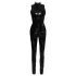 Black Level - Shiny Zipper Jumpsuit (Black)