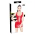 Black Level - Lace-up Vinyl Mini Dress (Red) - 2XL