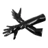Black Level - Shiny Lacquer Gloves (Black) - XL