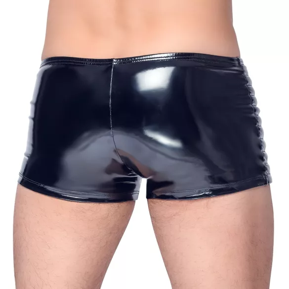 Black Level - Men's Zippered Shorts (Black)