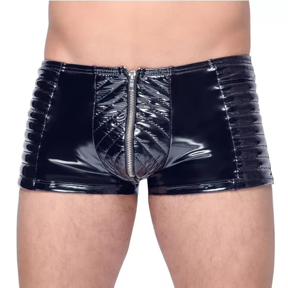 Black Level - Men's Zippered Shorts (Black) - M