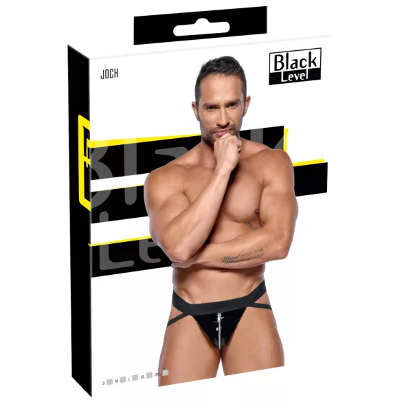 Black Level – Zipper Jock Brief (Black) - L