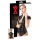 LATEX - Women's Black Short-Sleeve Zip-Up Top - XL