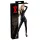 Latex Long-Sleeve Women's Jumpsuit (Black) - L