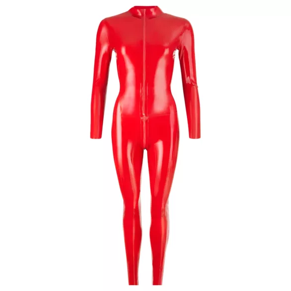 LATEX - Women's Long-Sleeve Jumpsuit (Red)