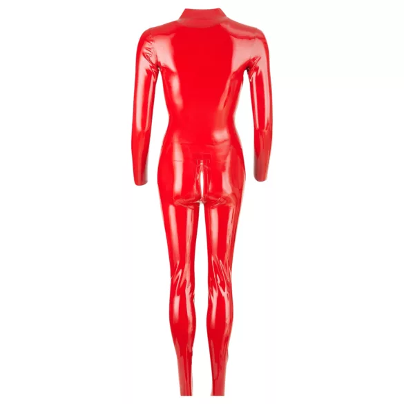 LATEX - Women's Long-Sleeve Jumpsuit (Red)