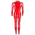 LATEX - Women's Long-Sleeve Jumpsuit (Red) - S