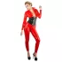 LATEX - Women's Long-Sleeve Jumpsuit (Red) - M