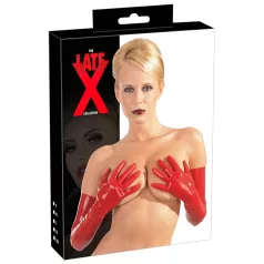 LATEX - Long Unisex Gloves (Red) - M