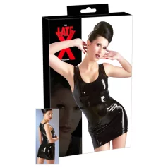 Late X sleeveless mini dress (black) - XL