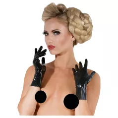LATEX - Short, Unisex Gloves (Black)