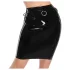 LATEX - Black Midi Skirt - 2XL