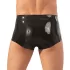 LATEX - Black Boxer & Penis Sleeve Combo - L/XL