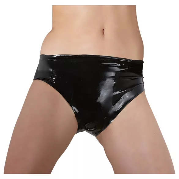 Late X women's knickers with internal dildo (black) - L