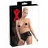 LATEX - Women's Panties with Condom Pocket (Black) - M