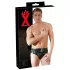 Men's Latex Underwear with Internal Anal Dildo (Black) - L