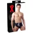 LATEX - Men's Black Conical Anal Plug Briefs - XL