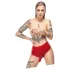 LATEX - Realistic Red Dildo Panties