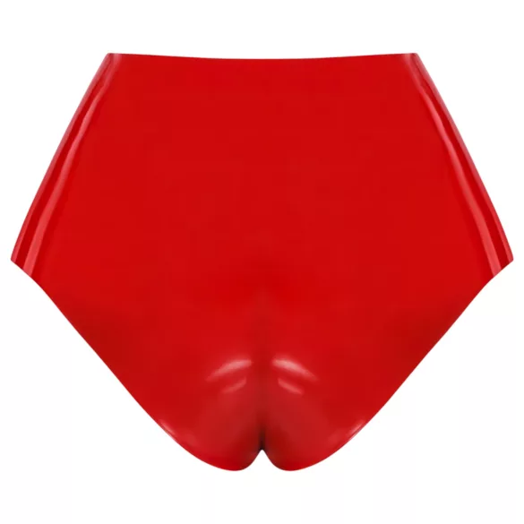 LATEX - Realistic Red Dildo Panties