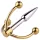 Urethralplay - Anchored Metal Dilator - 4.5cm (Silver)