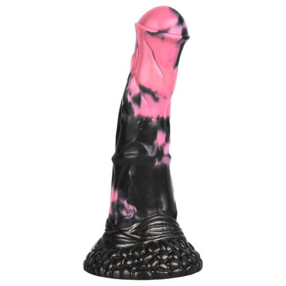 Bad Horse - Silicone Horse Dildo - 18cm (Black-Pink)