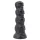 Topped Monster - skull dildo - 22 cm (black)