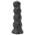 Topped Monster - skull dildo - 22 cm (black)