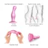 Strap-on-me Curvy S - wavy, suction cup dildo (pink)