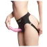Strap-on-me Curvy S - wavy, suction cup dildo (pink)