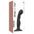 Strap-on-Me P&G S - Curved Suction Cup Dildo (Black)