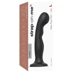 Strap-on-me P&G L - Curved Suction Cup Dildo (Black)