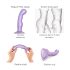 Strap-on-Me P&G S - Curved Suction Cup Dildo (Purple)
